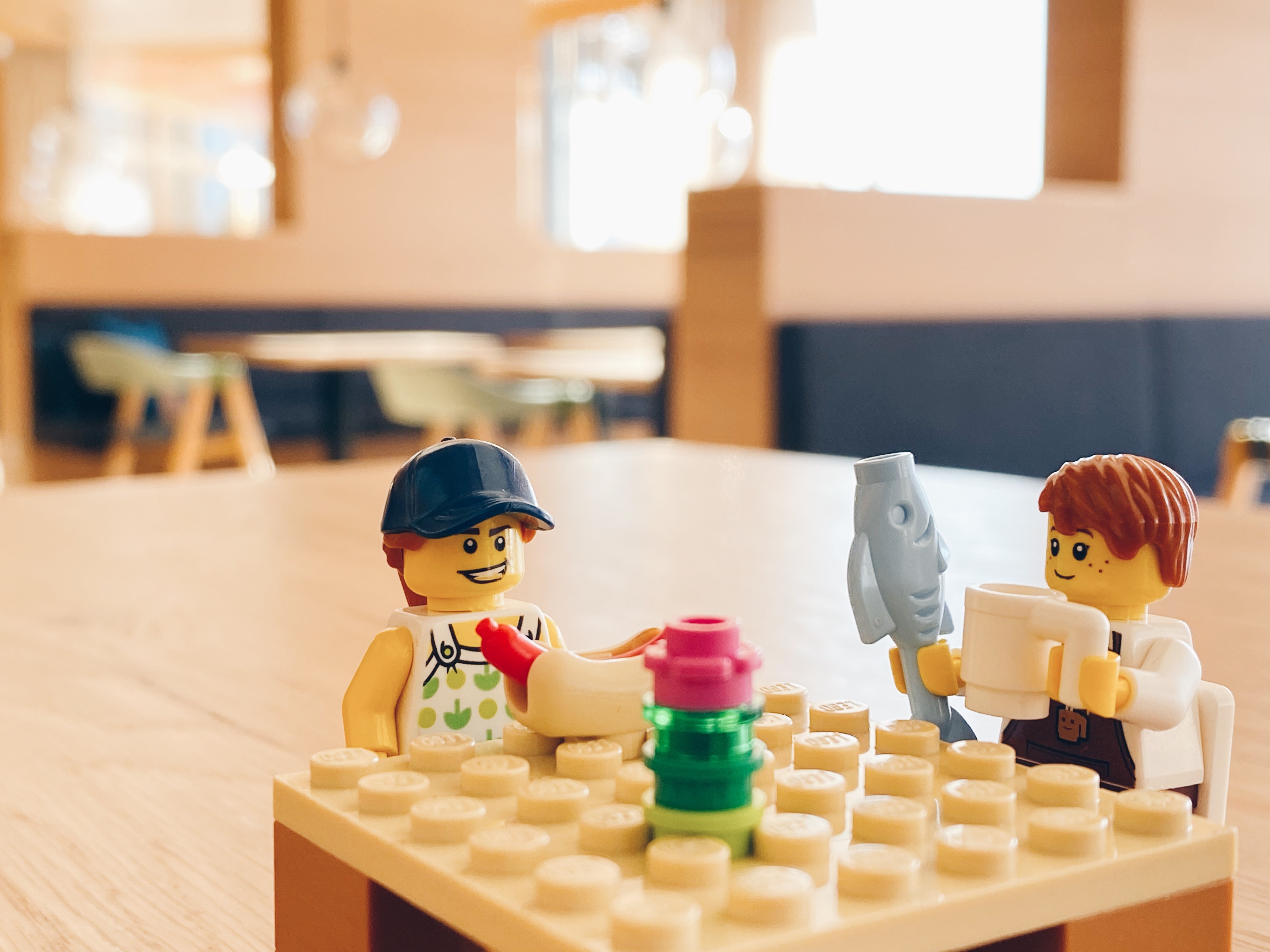 Lego im Restaurant